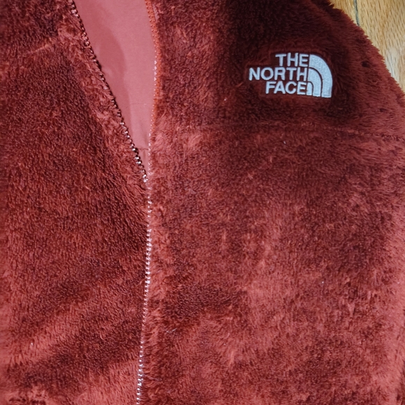 The North Face Maroon Reversible Jacket S - Picture 2 of 7